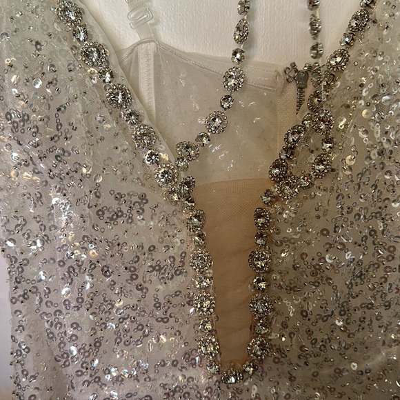 Sequin, Beaded and Rhinestones Dress - Picture 4 of 14